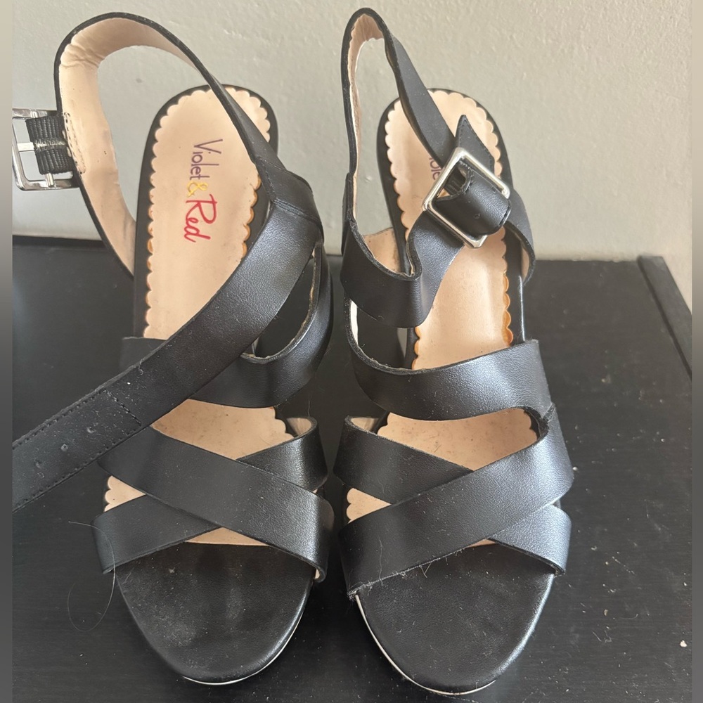 Black Strappy Sandals